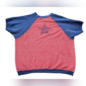 Vintage 1960's Raglan Short Sleeve Sweatshirt - Sportswear of Creslan - Rare